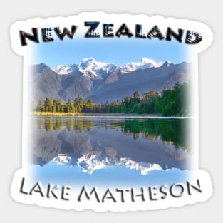 New Zealand - Lake Matherson Sticker